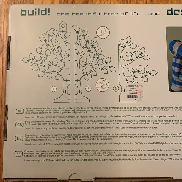 Anthropologie “Kids on Roof: Totem Tree” - NIB NWT - Picture 4 of 6